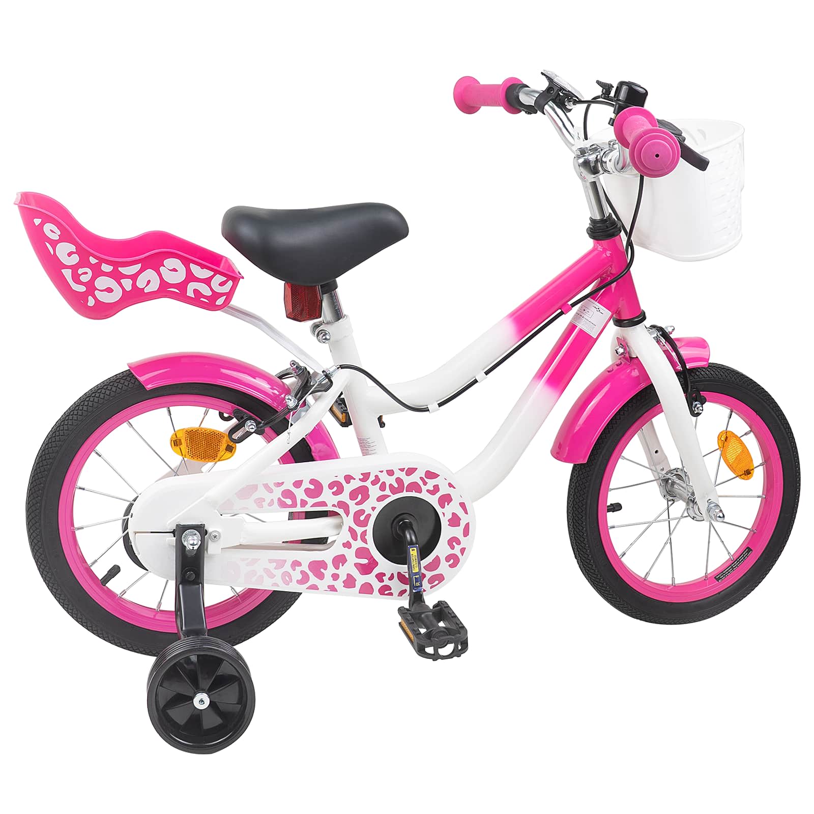 vidaXL Kinderfiets 20 Inch voor 6-11 jaar oud Donkerroze