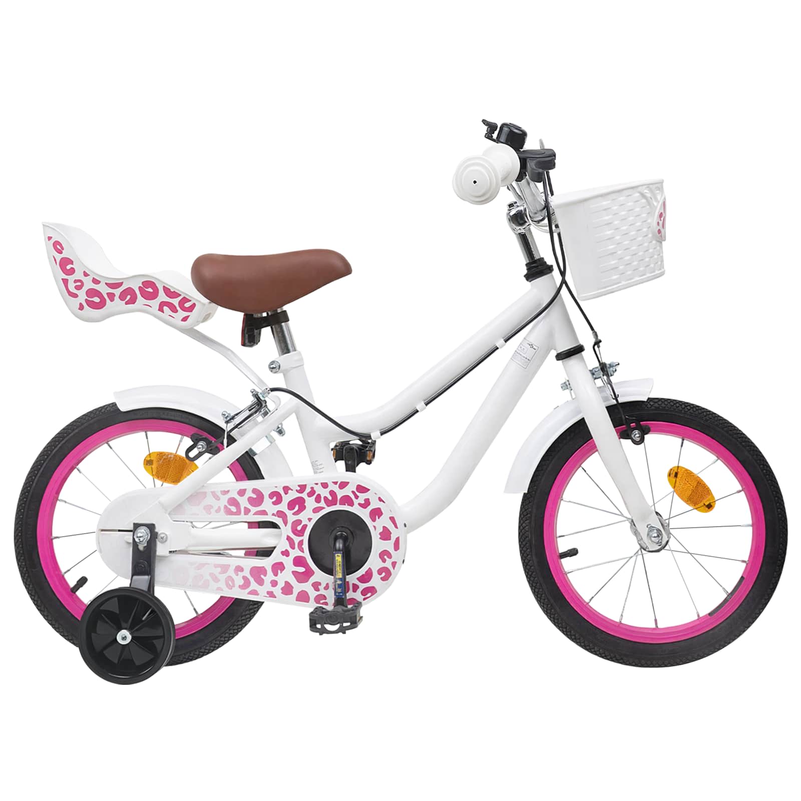 vidaXL Kinderfiets 20 Inch voor 6-11 jaar oud Donkerroze