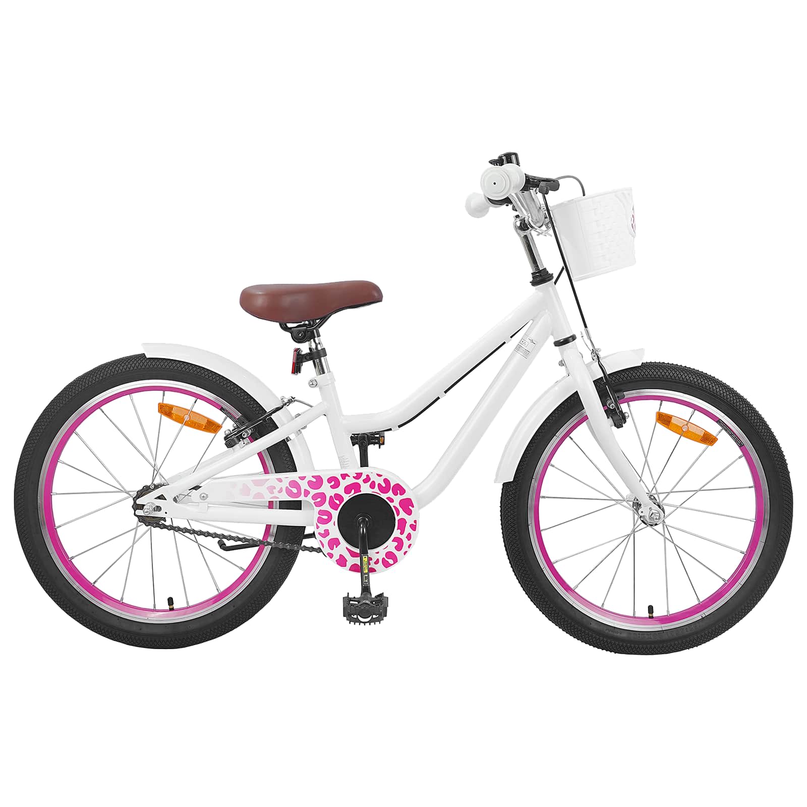 vidaXL Kinderfiets 20 Inch voor 6-11 jaar oud Donkerroze