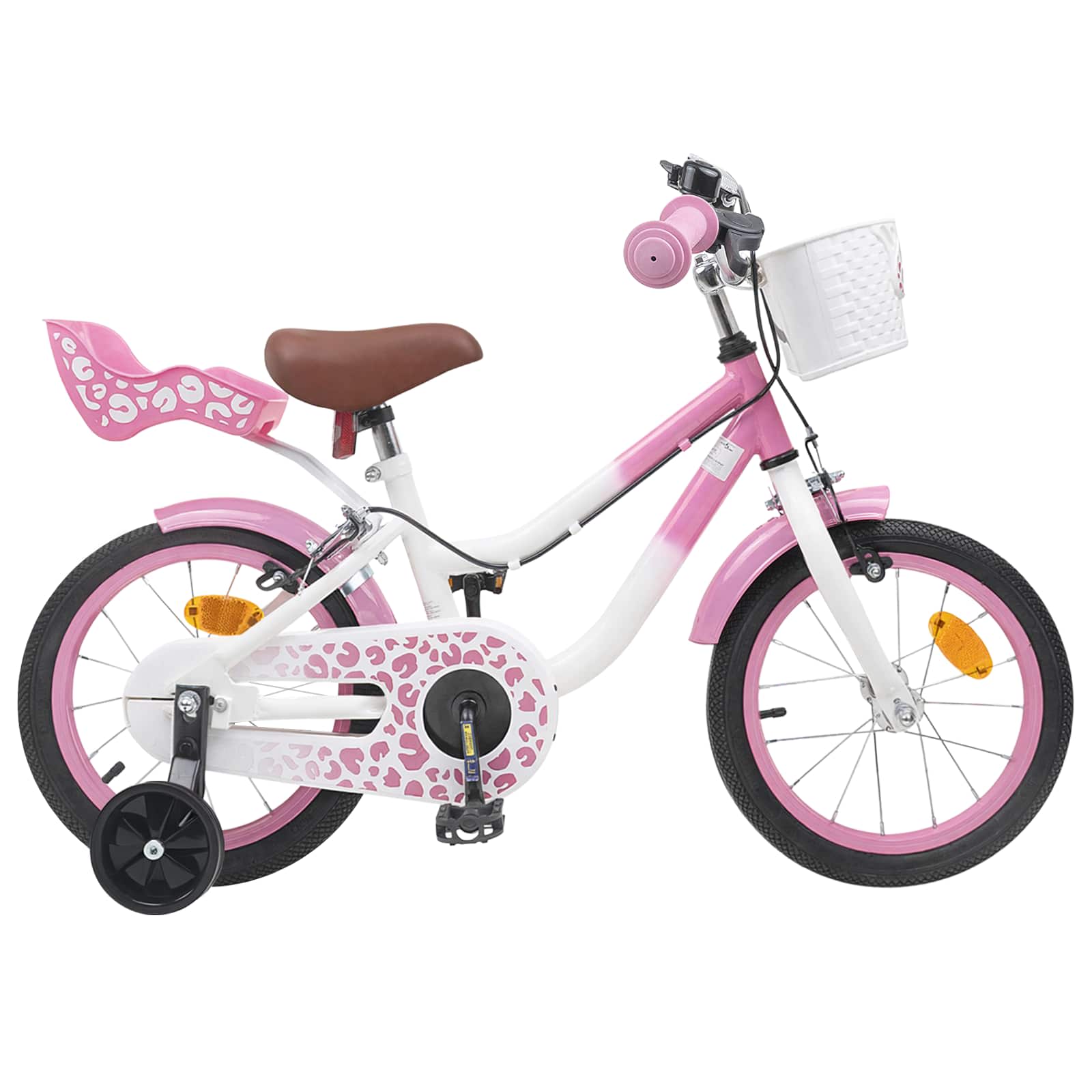 vidaXL Kinderfiets 20 Inch voor 6-11 jaar oud Donkerroze