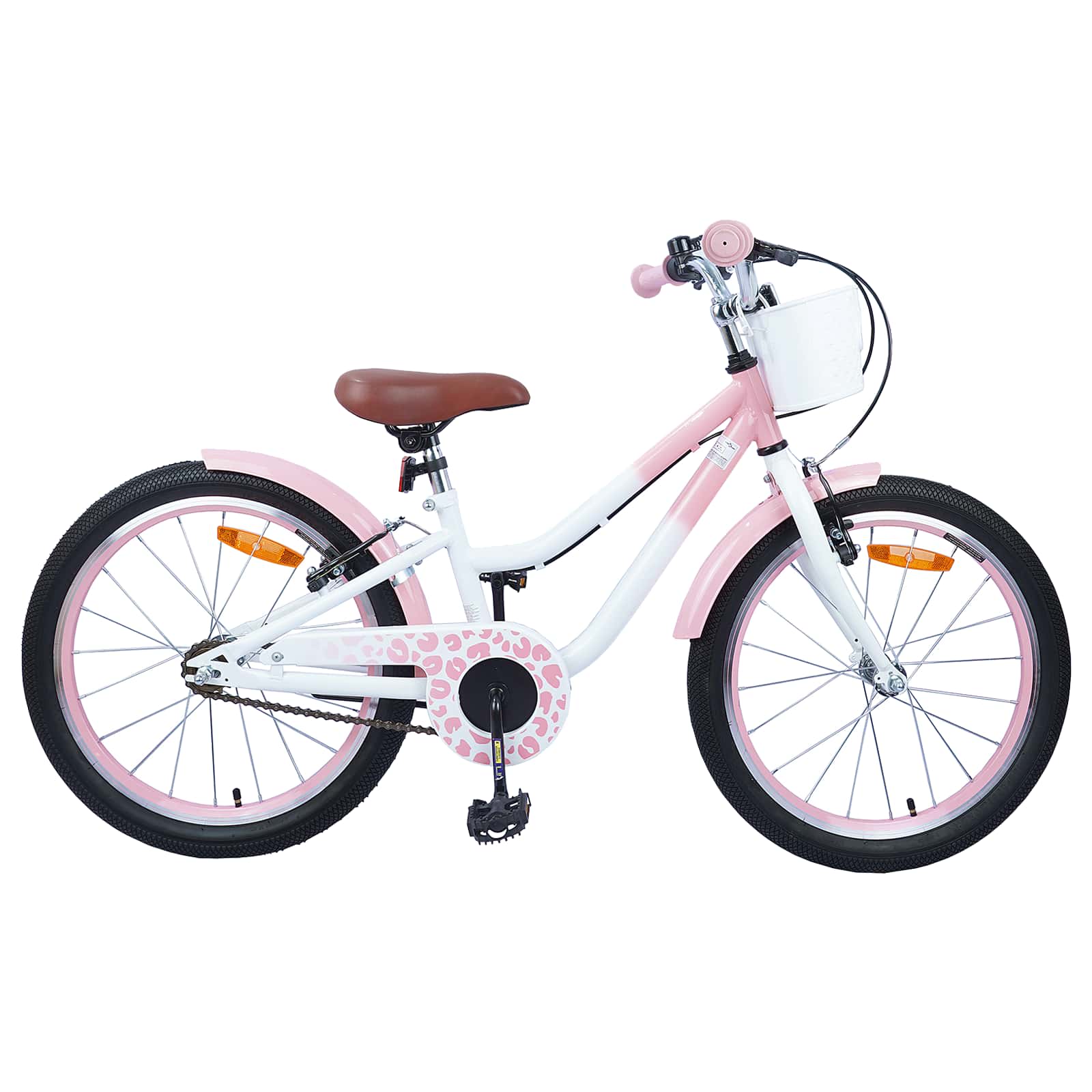 vidaXL Kinderfiets 20 Inch voor 6-11 jaar oud Donkerroze