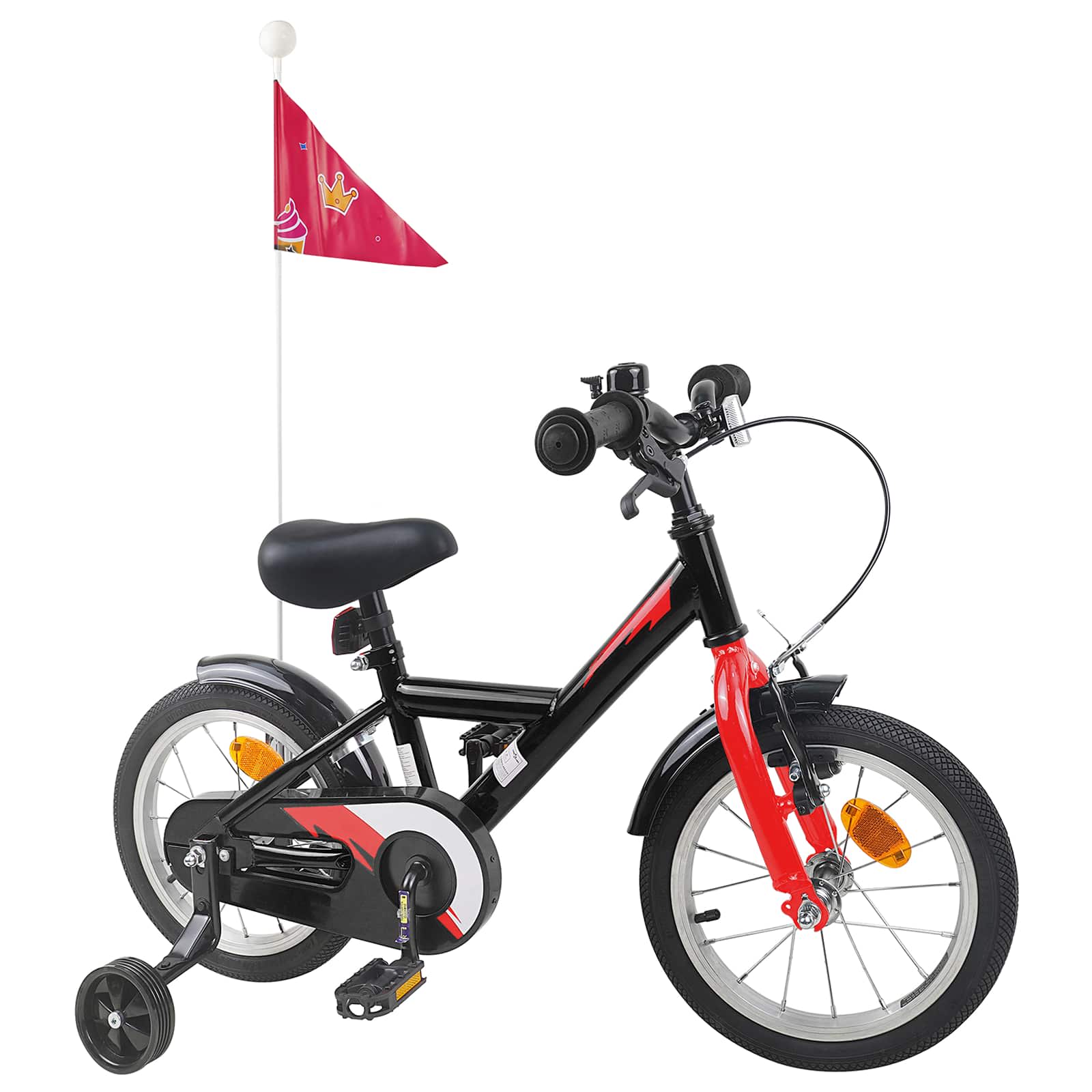 vidaXL Kinderfiets 20 Inch voor 6-11 jaar oud Zwart