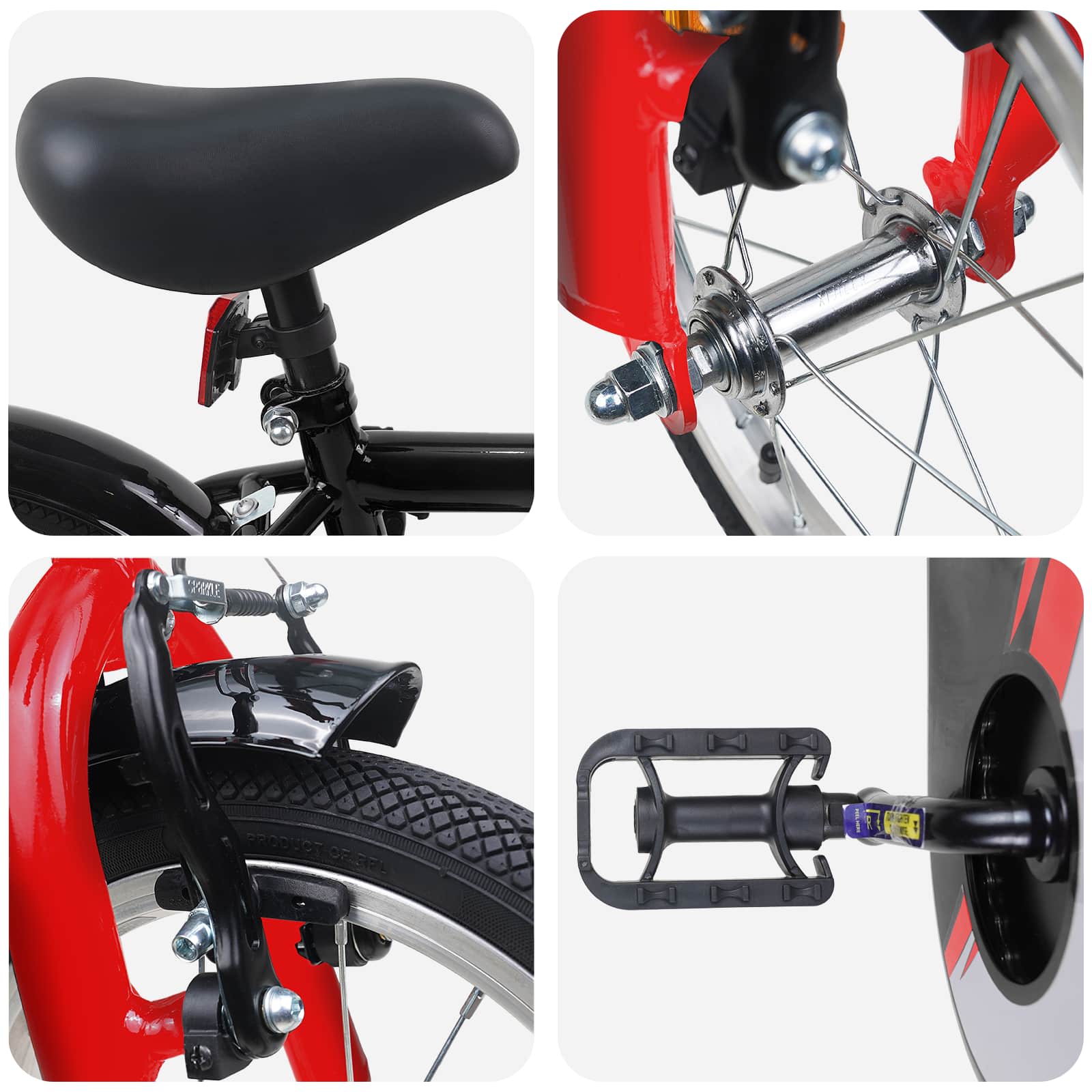 vidaXL Kinderfiets 20 Inch voor 6-11 jaar oud Zwart