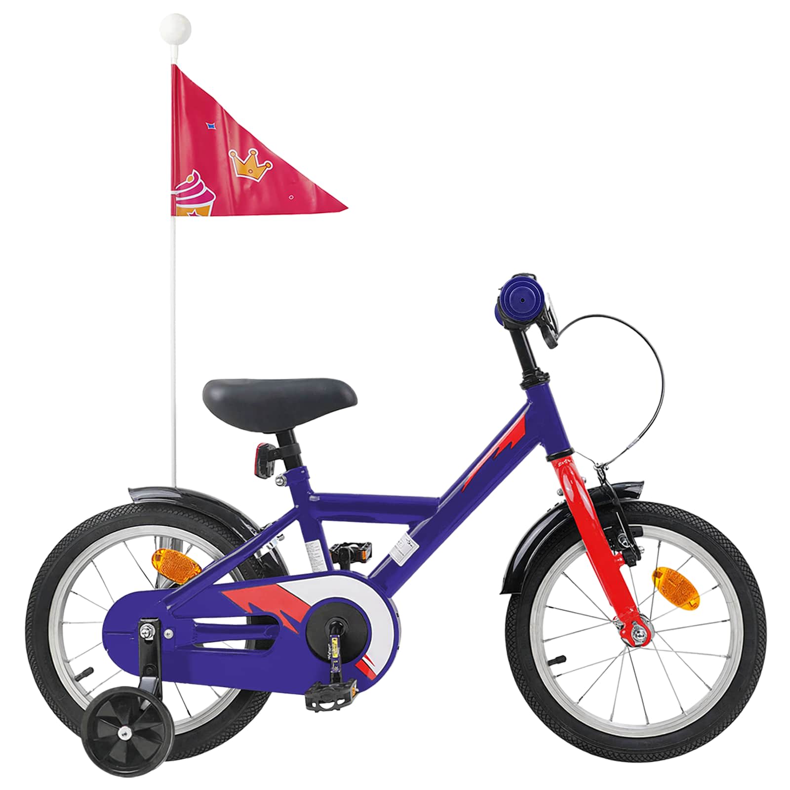 vidaXL Kinderfiets 20 Inch voor 6-11 jaar oud Zwart
