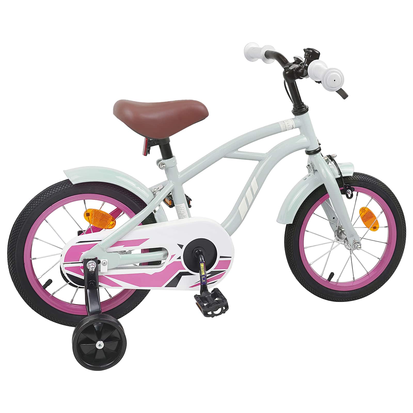 vidaXL Kinderfiets 20 Inch voor 6-11 jaar oud Donkerroze