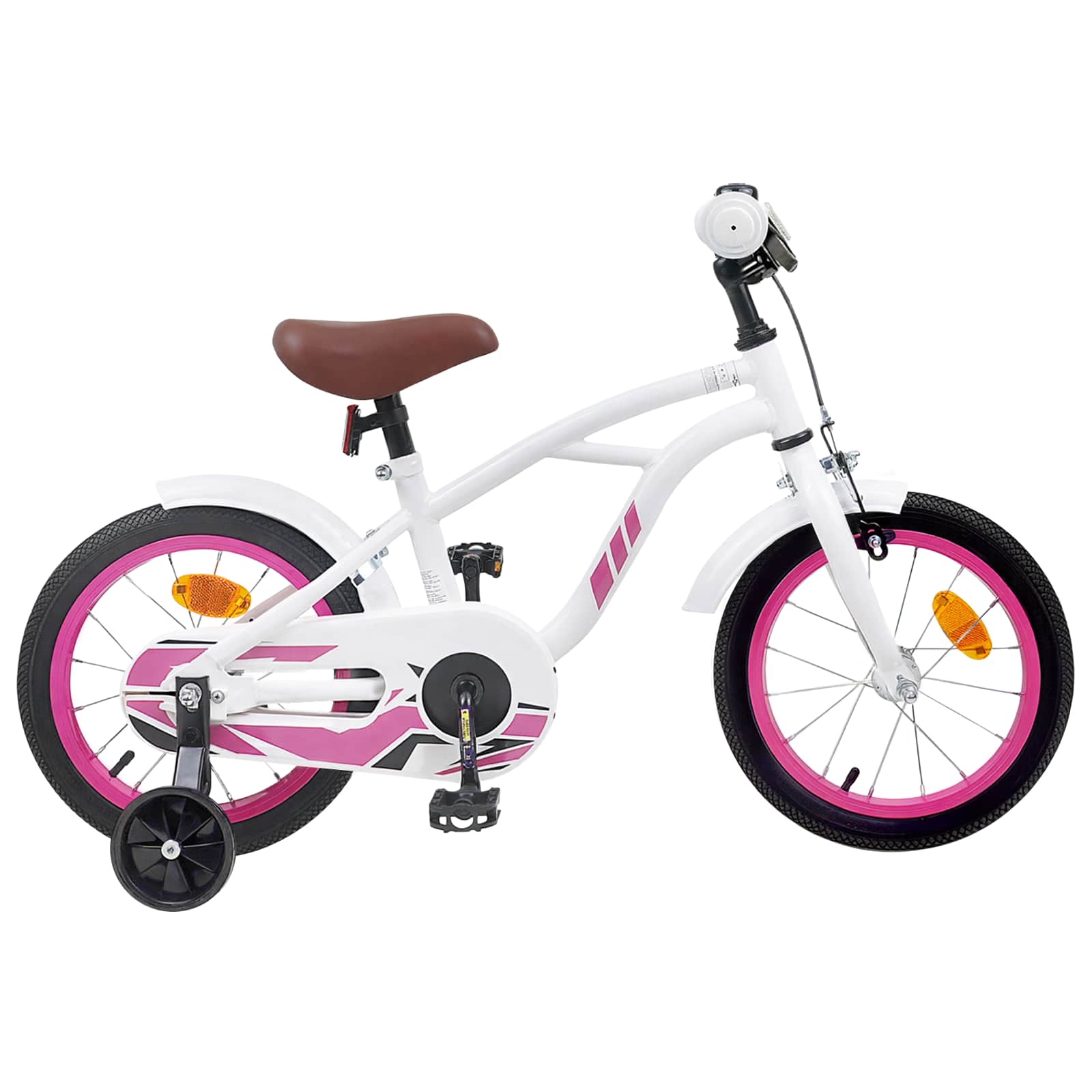 vidaXL Kinderfiets 20 Inch voor 6-11 jaar oud Donkerroze
