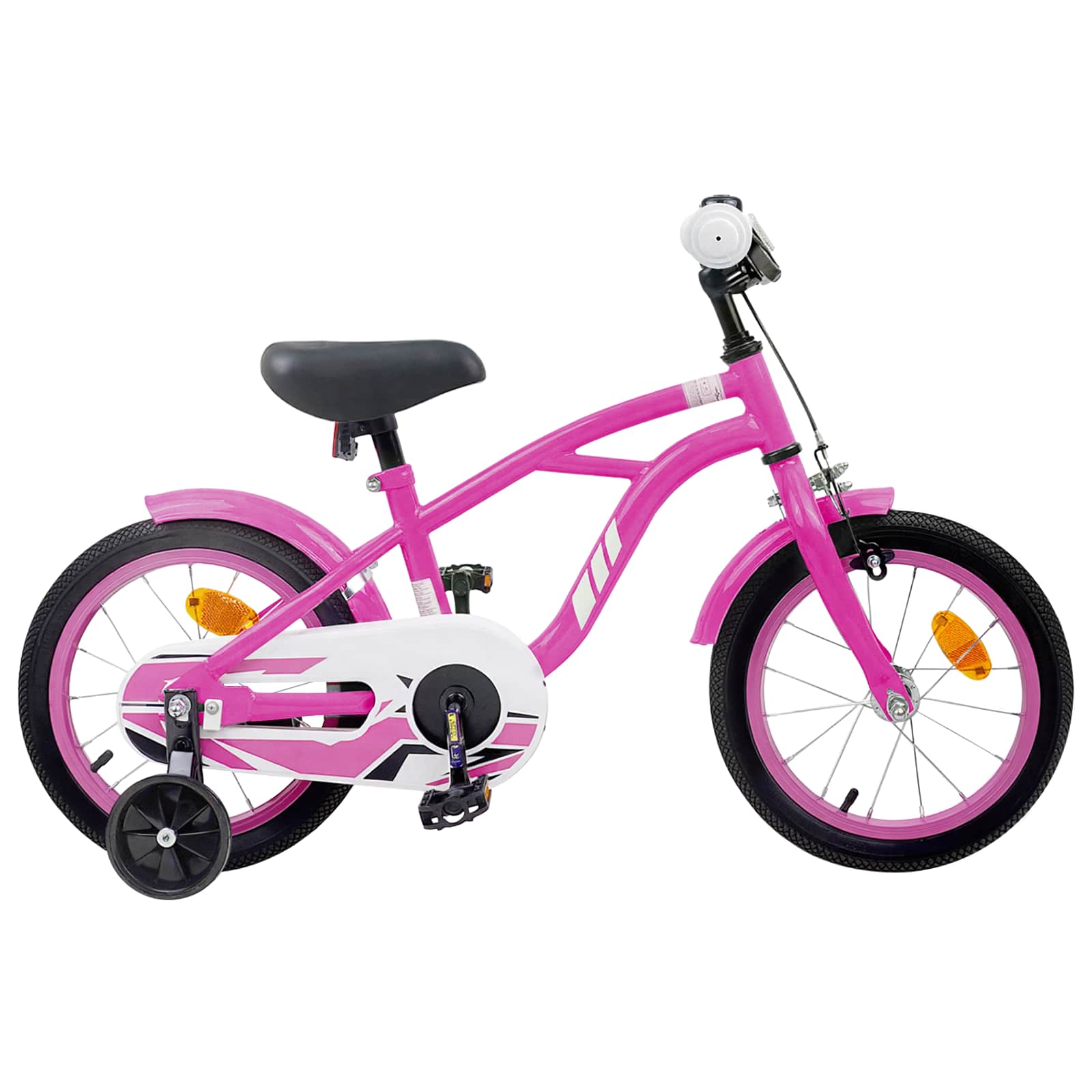 vidaXL Kinderfiets 20 Inch voor 6-11 jaar oud Donkerroze