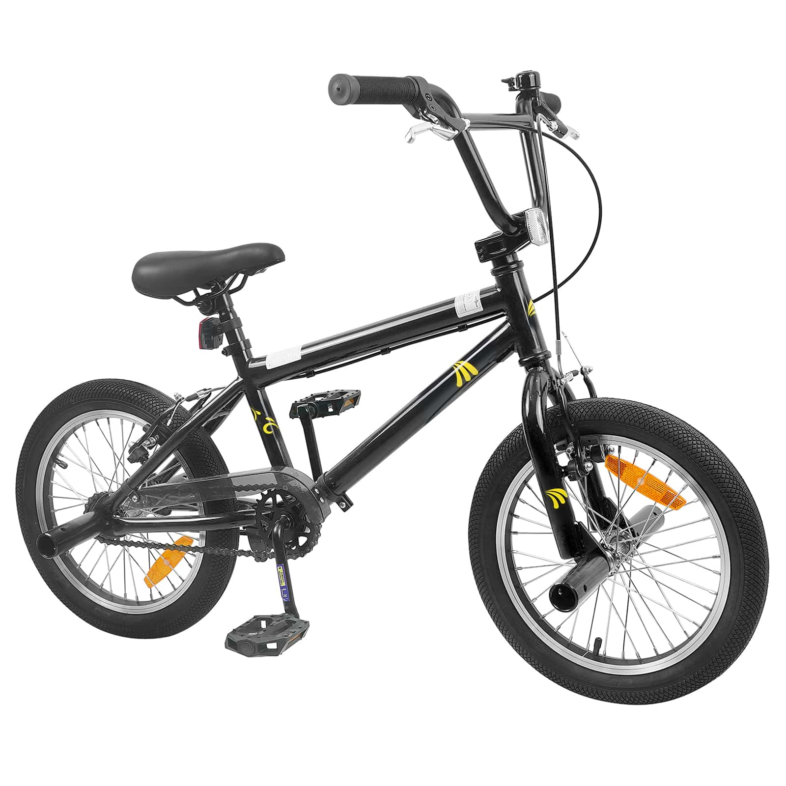 vidaXL BMX Fiets 20 Inch voor boven de 9 jaar Zwart