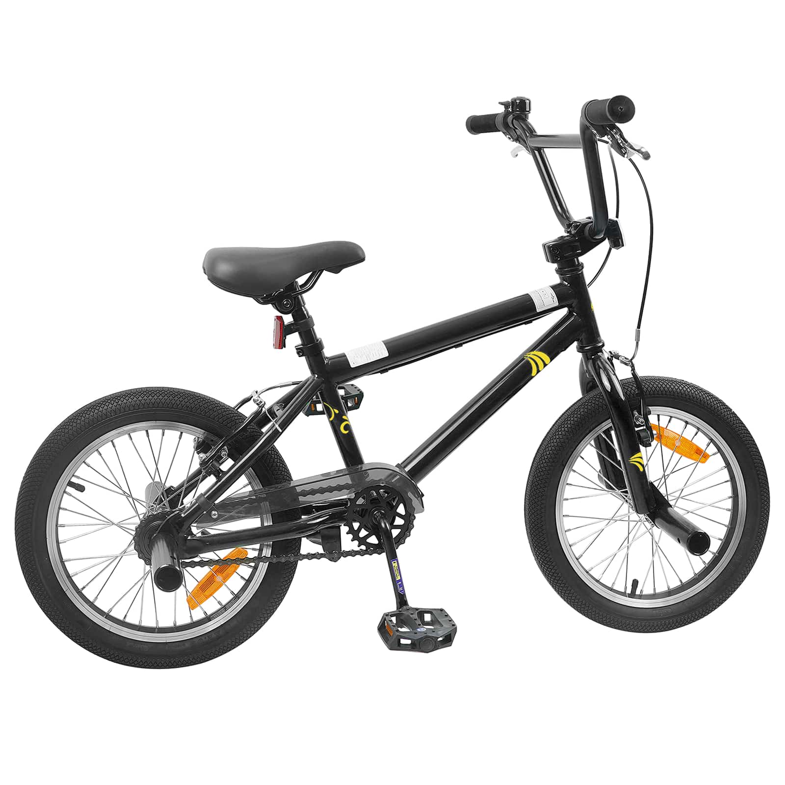 vidaXL BMX Fiets 20 Inch voor boven de 9 jaar Zwart