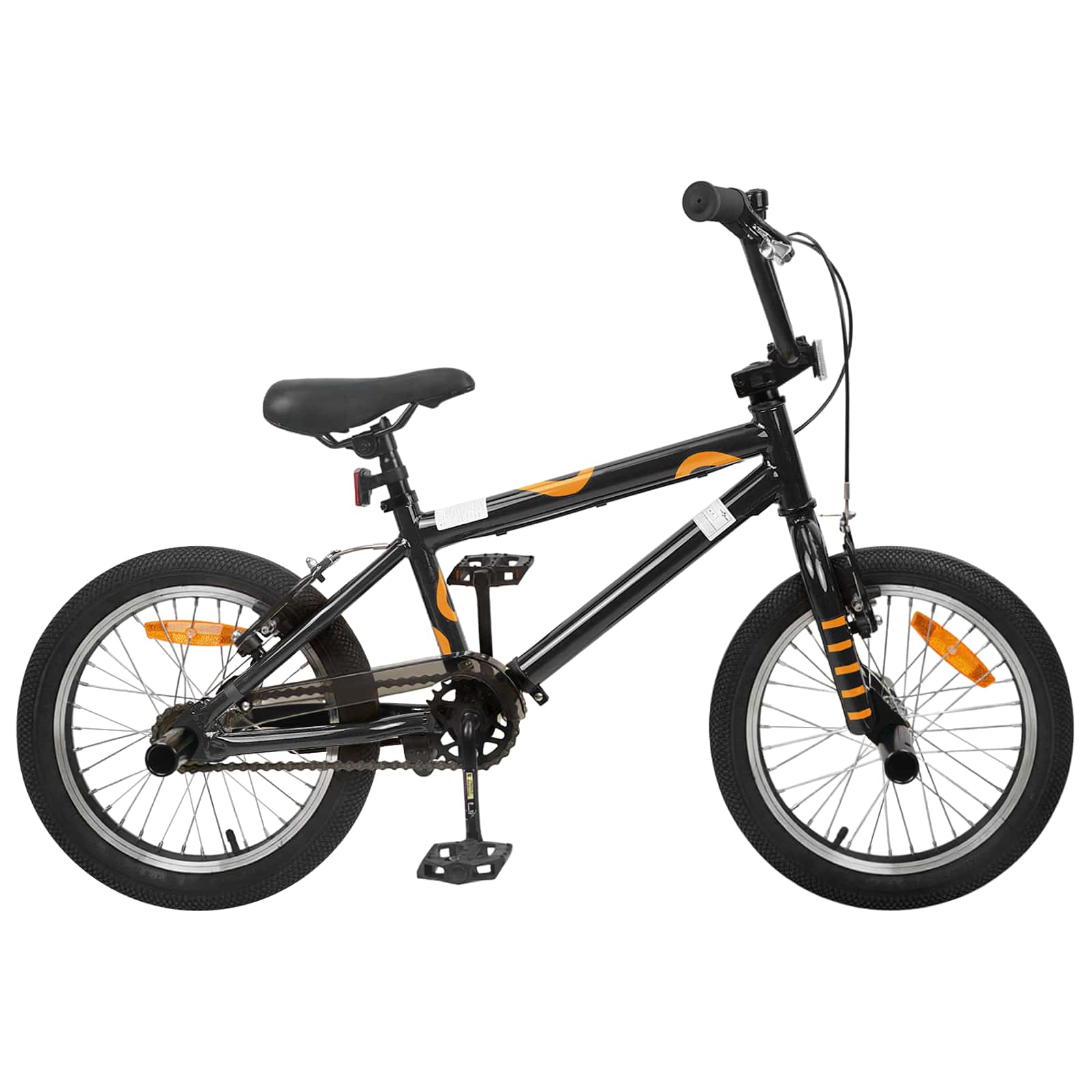 vidaXL BMX Fiets 20 Inch voor boven de 9 jaar Zwart