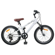 vidaXL Kids Mountain Bike 20 Inch 6-Speed voor 5-8 jaar oud Wit