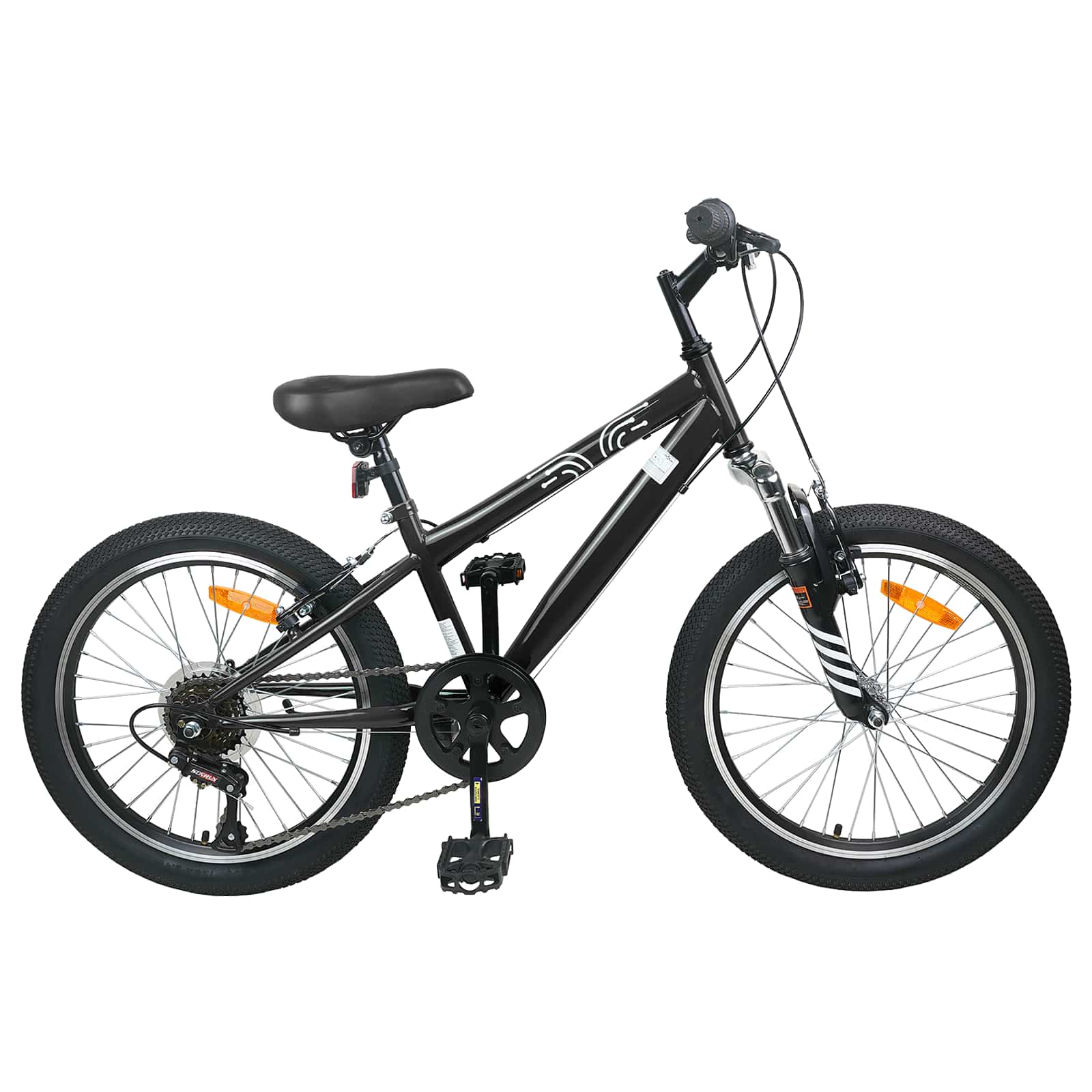 vidaXL Kids Mountain Bike 20 Inch 6-Speed voor 5-8 jaar oud Wit
