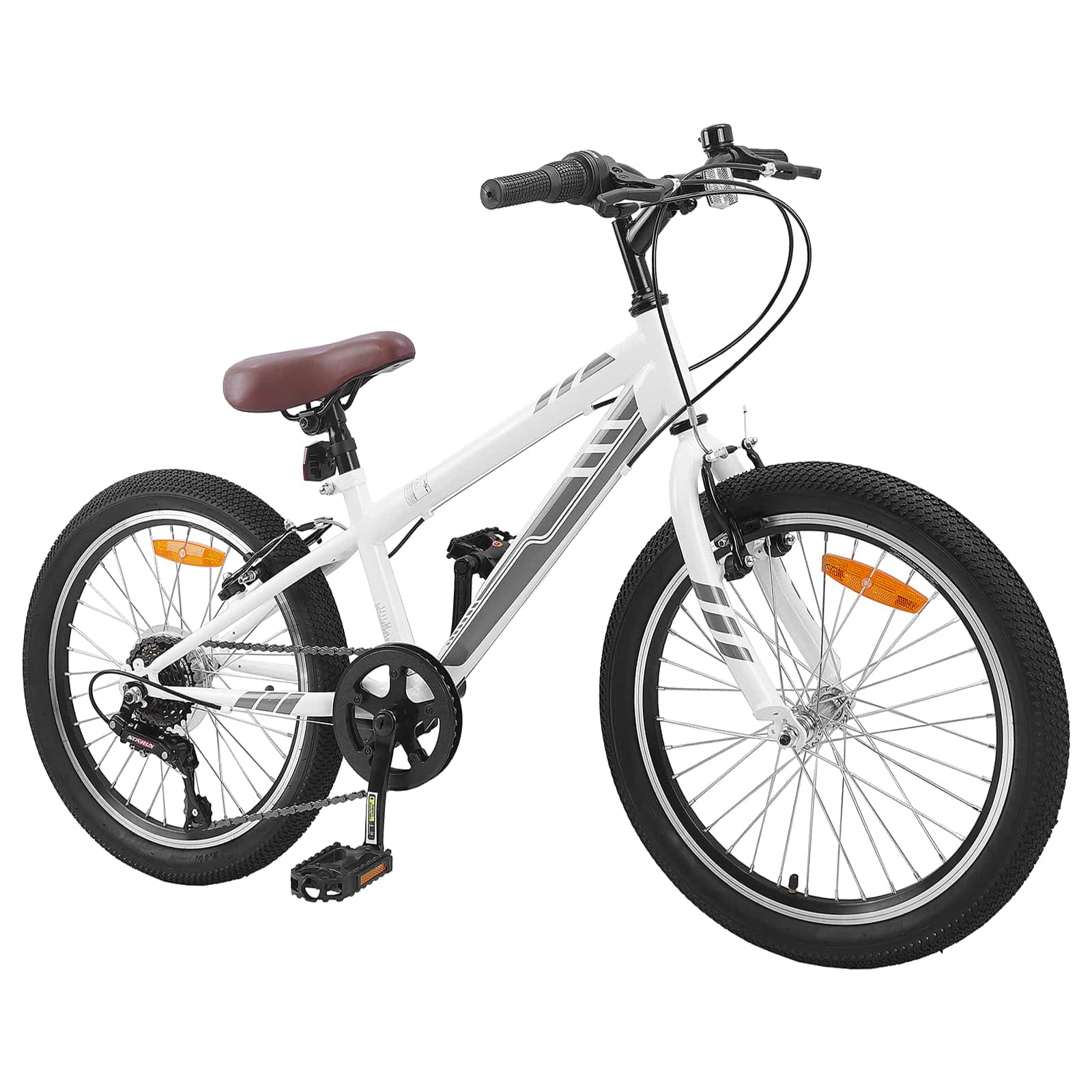 vidaXL Mountainbike 20 Inch 6-Speed voor 5-8 jaar oud Zwart