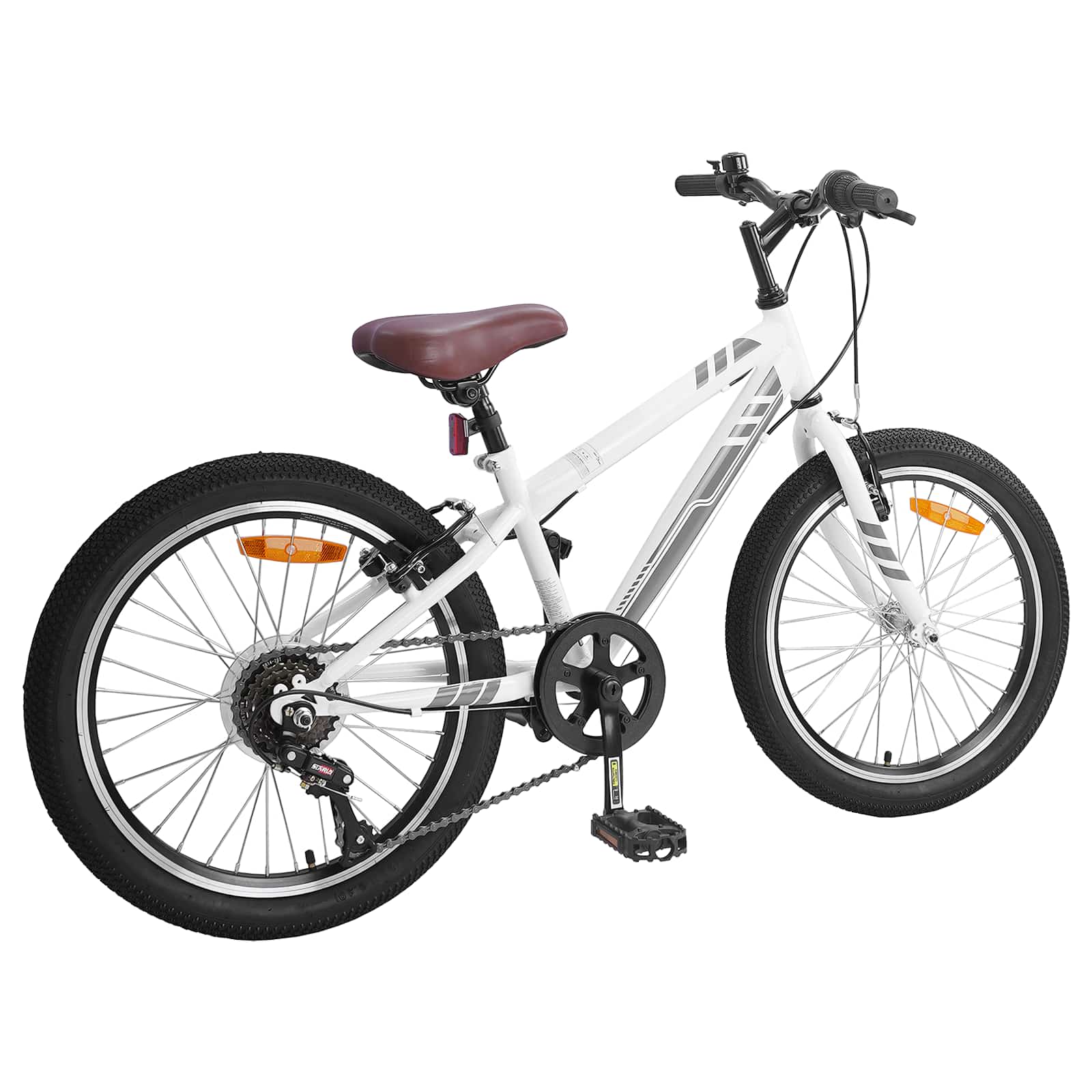 vidaXL Mountainbike 20 Inch 6-Speed voor 5-8 jaar oud Zwart
