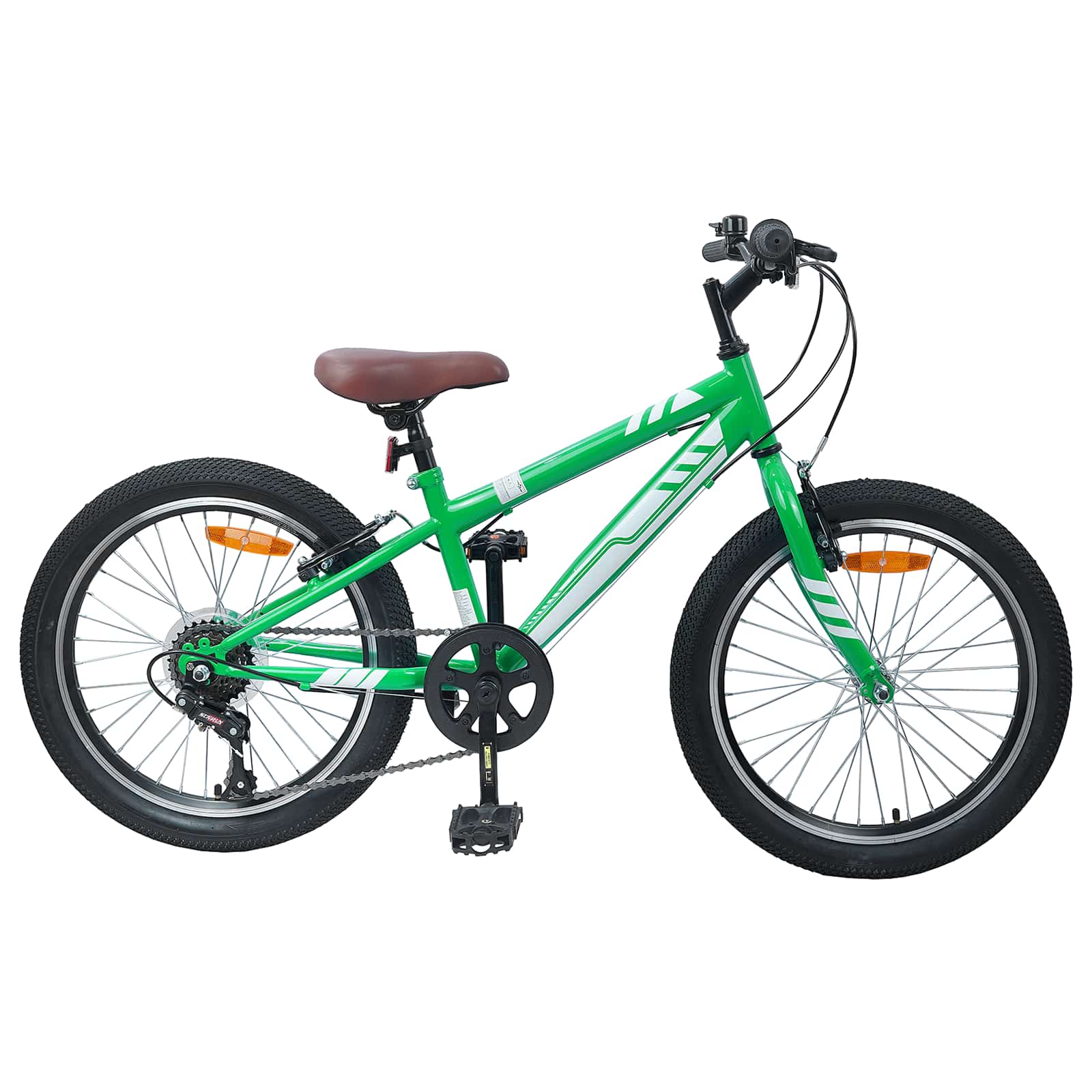 vidaXL Mountainbike 20 Inch 6-Speed voor 5-8 jaar oud Zwart