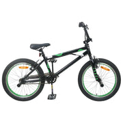 vidaXL BMX Fiets 20 Inch voor boven de 9 jaar Zwart