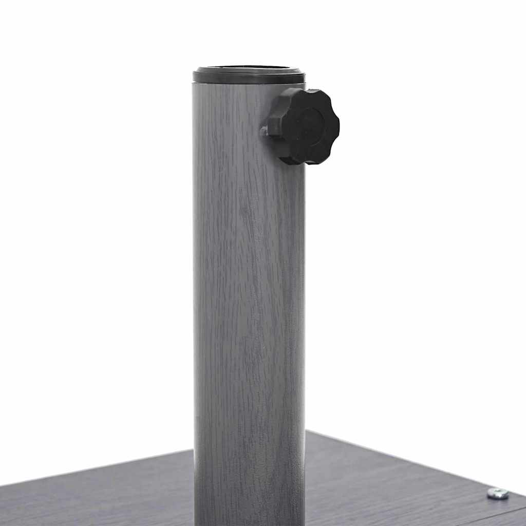 vidaXL Buiten Parasols Donkerhout 45 x 45 x 31 cm Staal