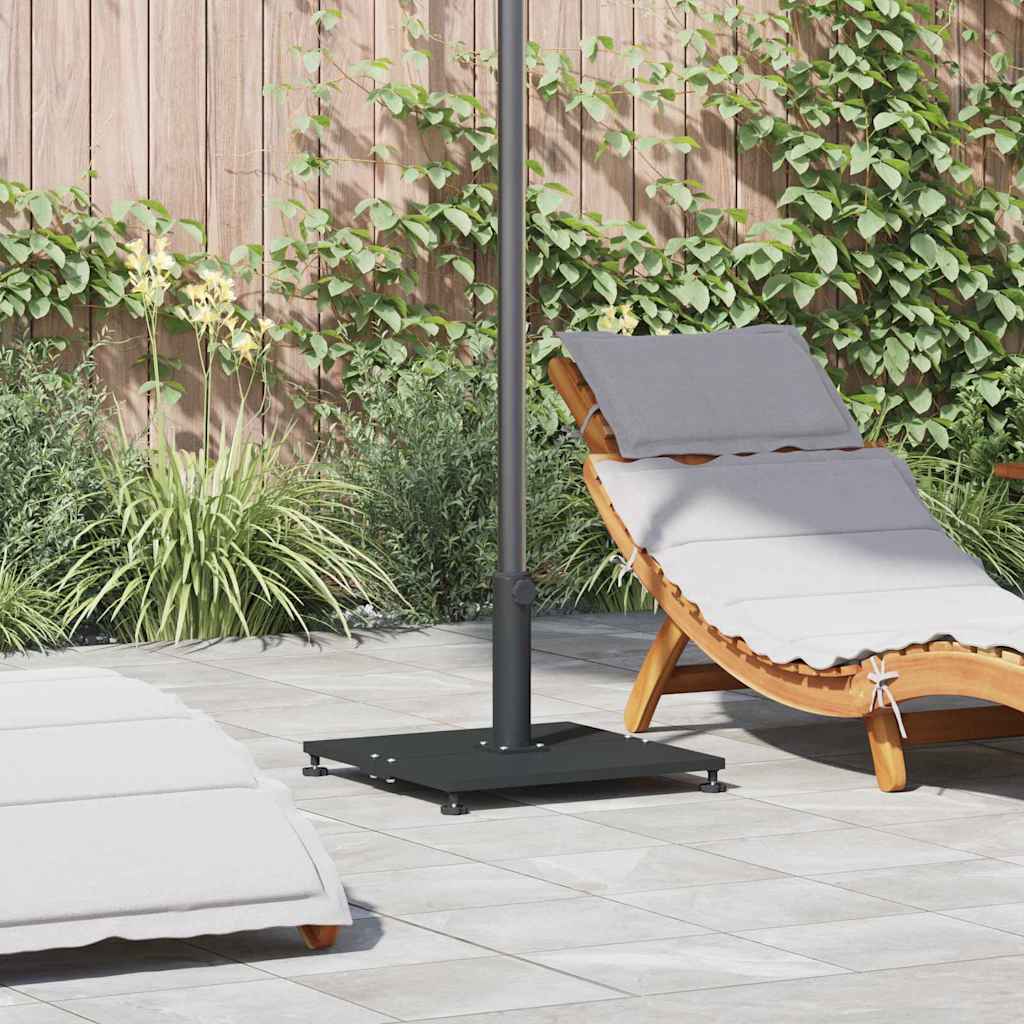 vidaXL Buiten Parasols Donkerhout 45 x 45 x 31 cm Staal