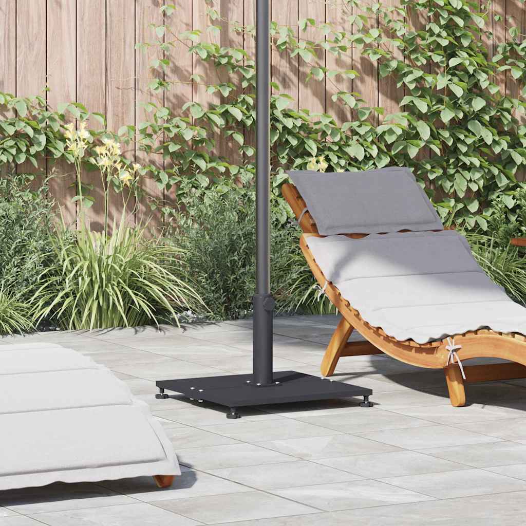 vidaXL Buiten Parasols Donkerhout 45 x 45 x 31 cm Staal