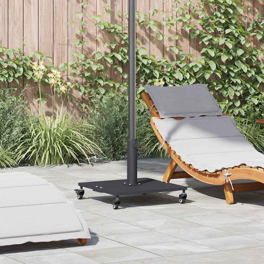 vidaXL Buiten Parasols Donkerhout 45 x 45 x 31 cm Staal