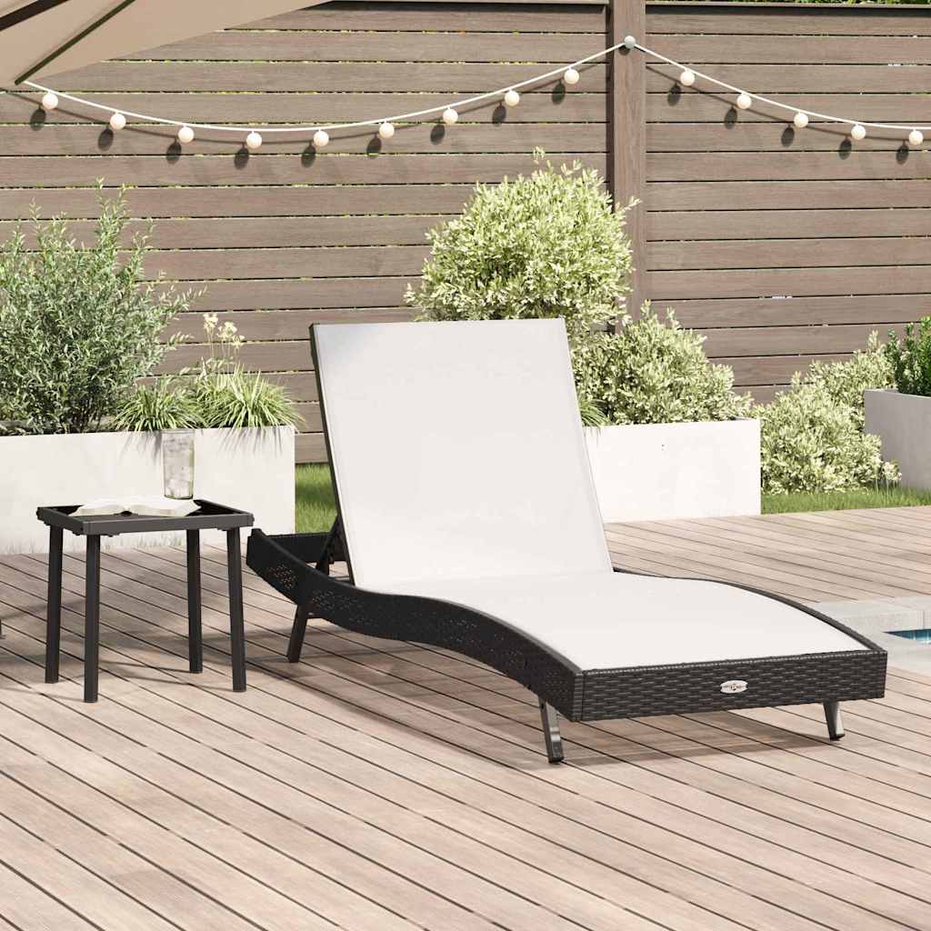 vidaXL Ligstoel 2 pcs Bruin 40 x 40 x 40.5 cm poly rattan