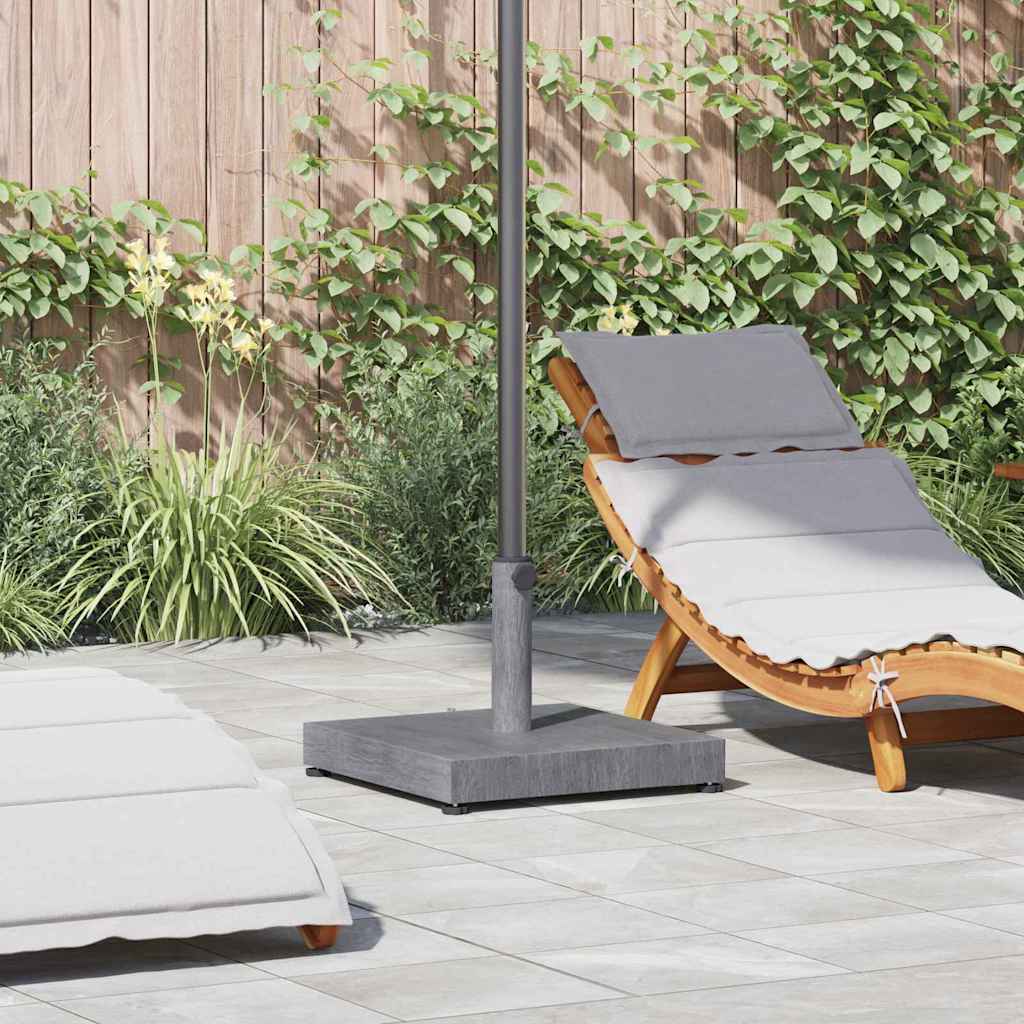 vidaXL Buiten Parasols Donkerhout 45 x 45 x 31.5 cm Staal, Beton