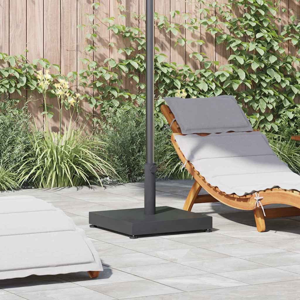 vidaXL Buiten Parasols Donkerhout 45 x 45 x 31.5 cm Staal, Beton