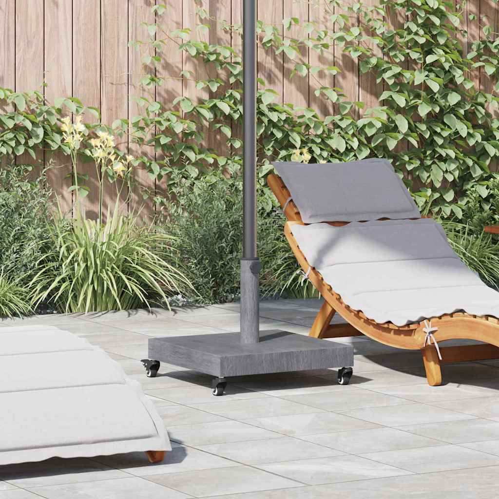 vidaXL Buiten Parasols Donkerhout 45 x 45 x 31.5 cm Staal, Beton