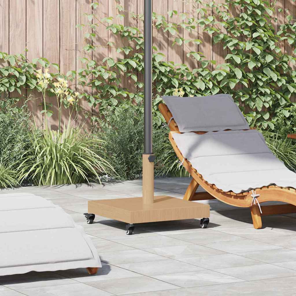 vidaXL Buiten Parasols Donkerhout 45 x 45 x 31.5 cm Staal, Beton