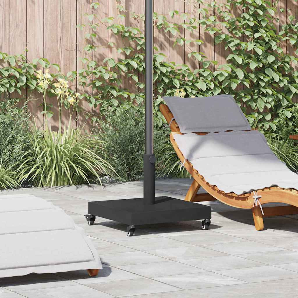 vidaXL Buiten Parasols Donkerhout 45 x 45 x 31.5 cm Staal, Beton