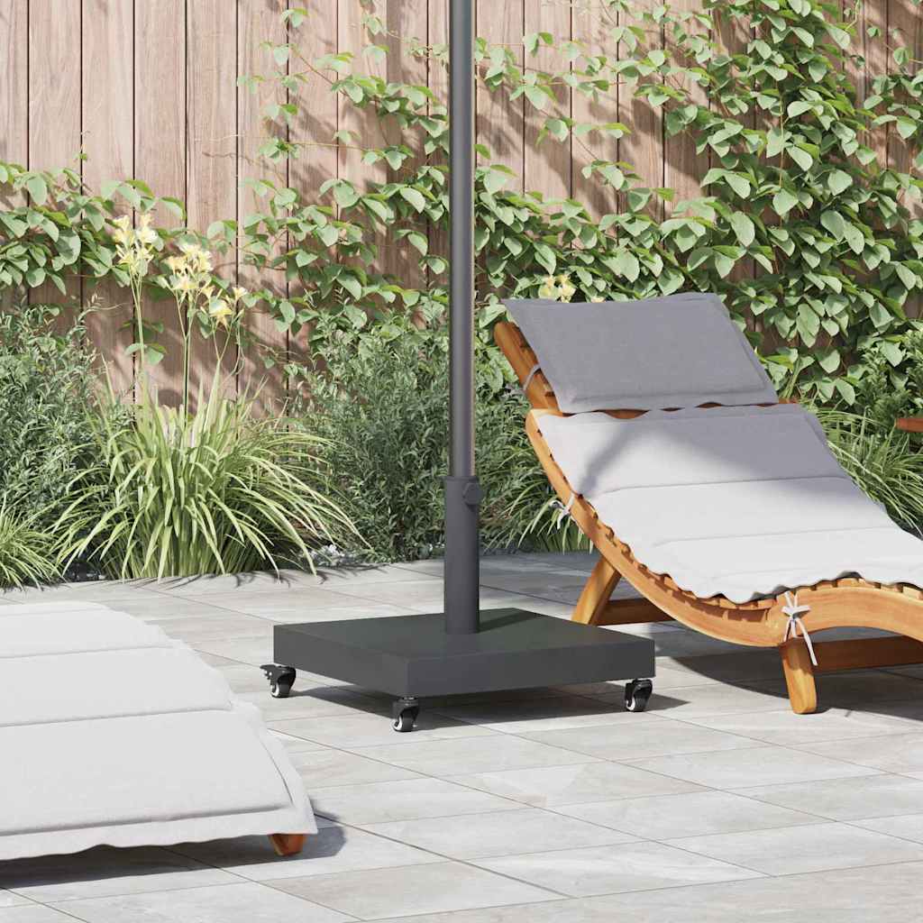 vidaXL Buiten Parasols Donkerhout 45 x 45 x 31.5 cm Staal, Beton