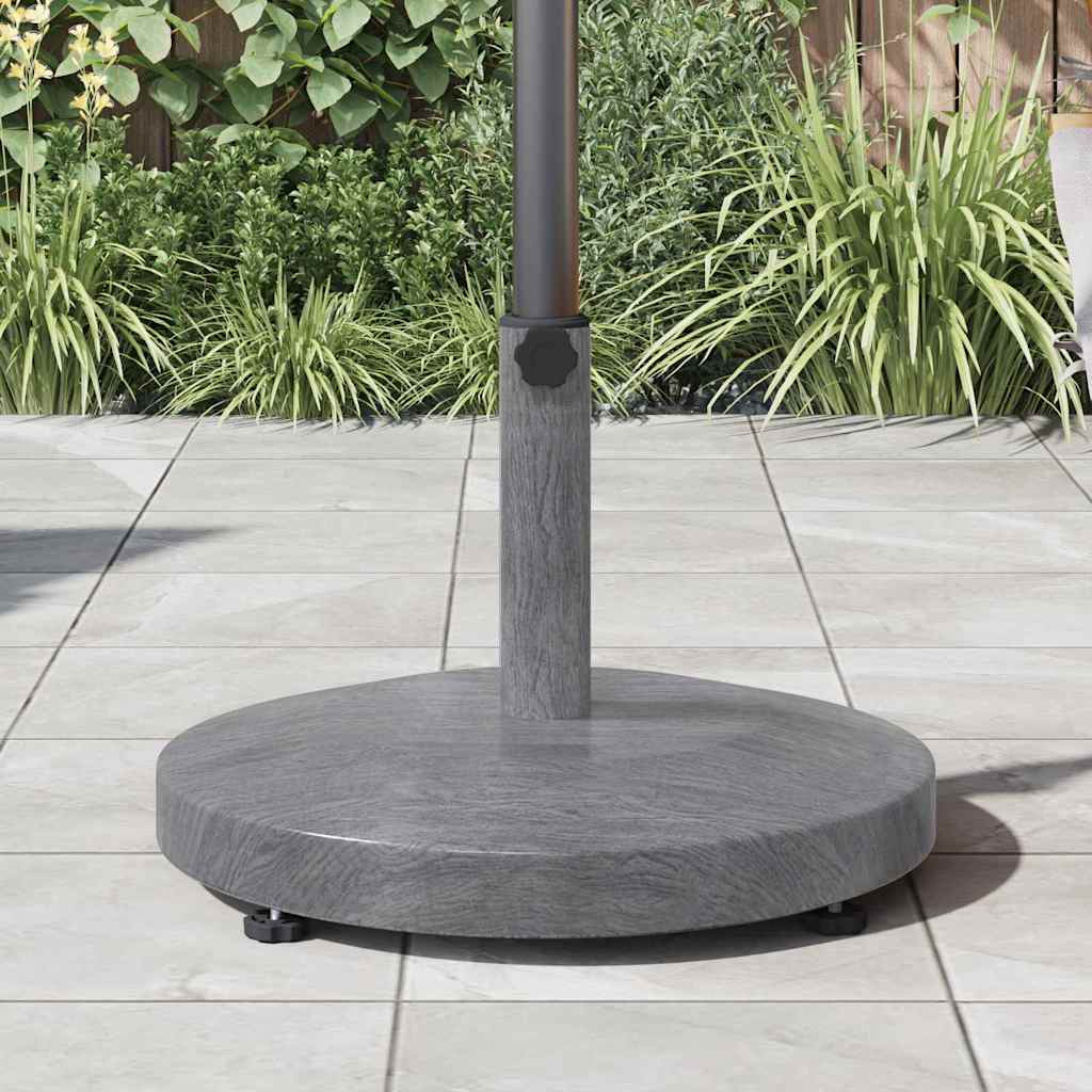 vidaXL Buiten Parasols Donkerhout 48 x 48 x 32 cm Staal, Beton