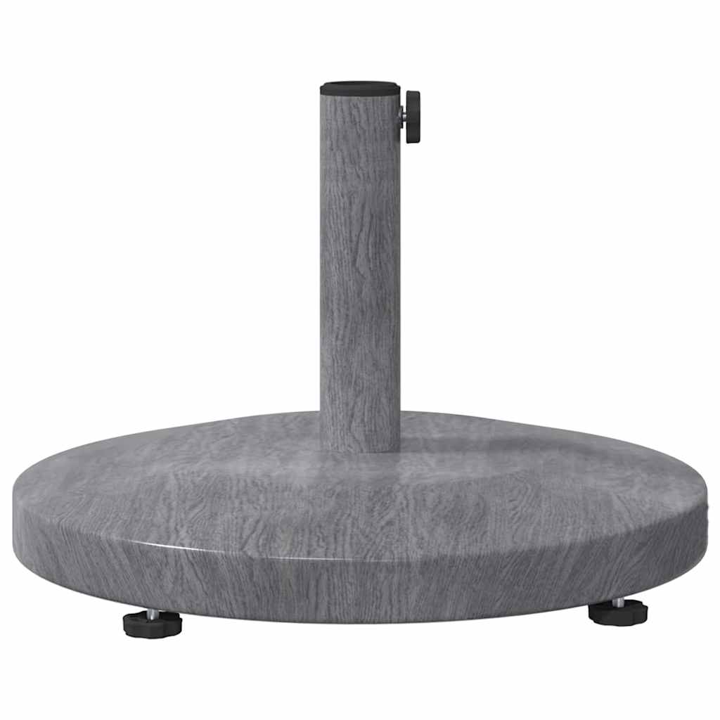 vidaXL Buiten Parasols Donkerhout 48 x 48 x 32 cm Staal, Beton