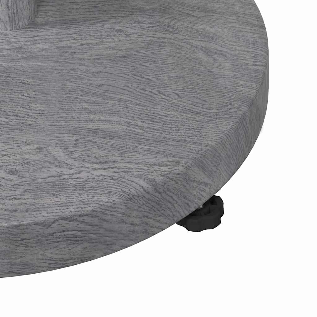 vidaXL Buiten Parasols Donkerhout 48 x 48 x 32 cm Staal, Beton