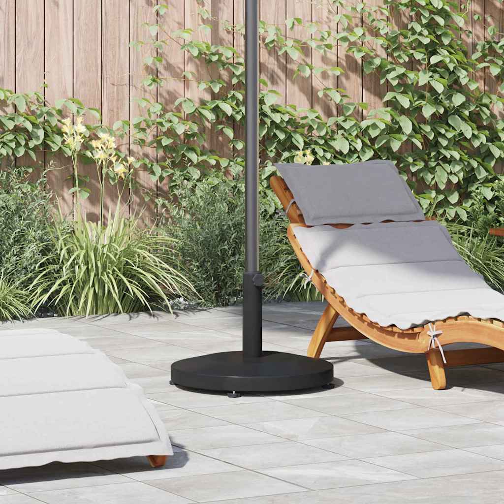 vidaXL Buiten Parasols Donkerhout 48 x 48 x 32 cm Staal, Beton