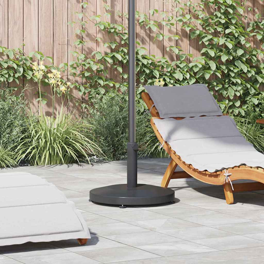 vidaXL Buiten Parasols Donkerhout 48 x 48 x 32 cm Staal, Beton