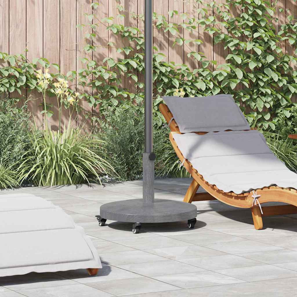 vidaXL Buiten Parasols Donkerhout 48 x 48 x 32 cm Staal, Beton