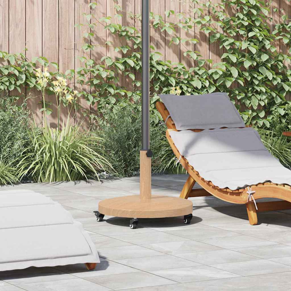 vidaXL Buiten Parasols Donkerhout 48 x 48 x 32 cm Staal, Beton