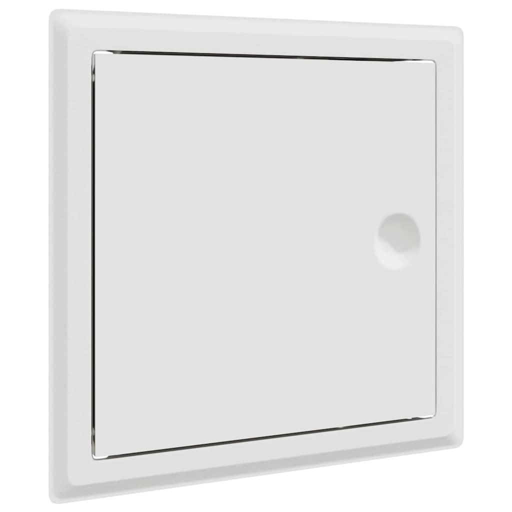 vidaXL Toegangs paneel 2 pcs Wit 20 x 20 cm Staal