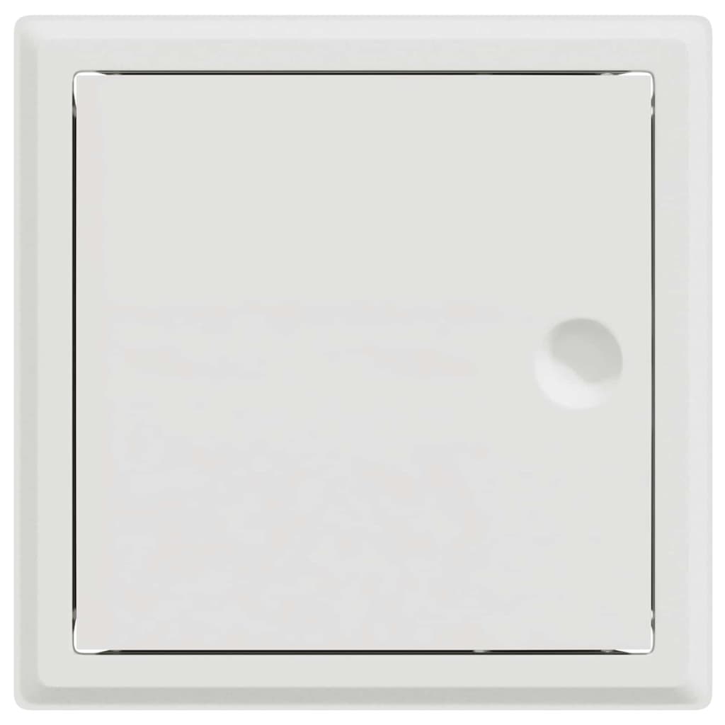 vidaXL Toegangs paneel 2 pcs Wit 20 x 20 cm Staal