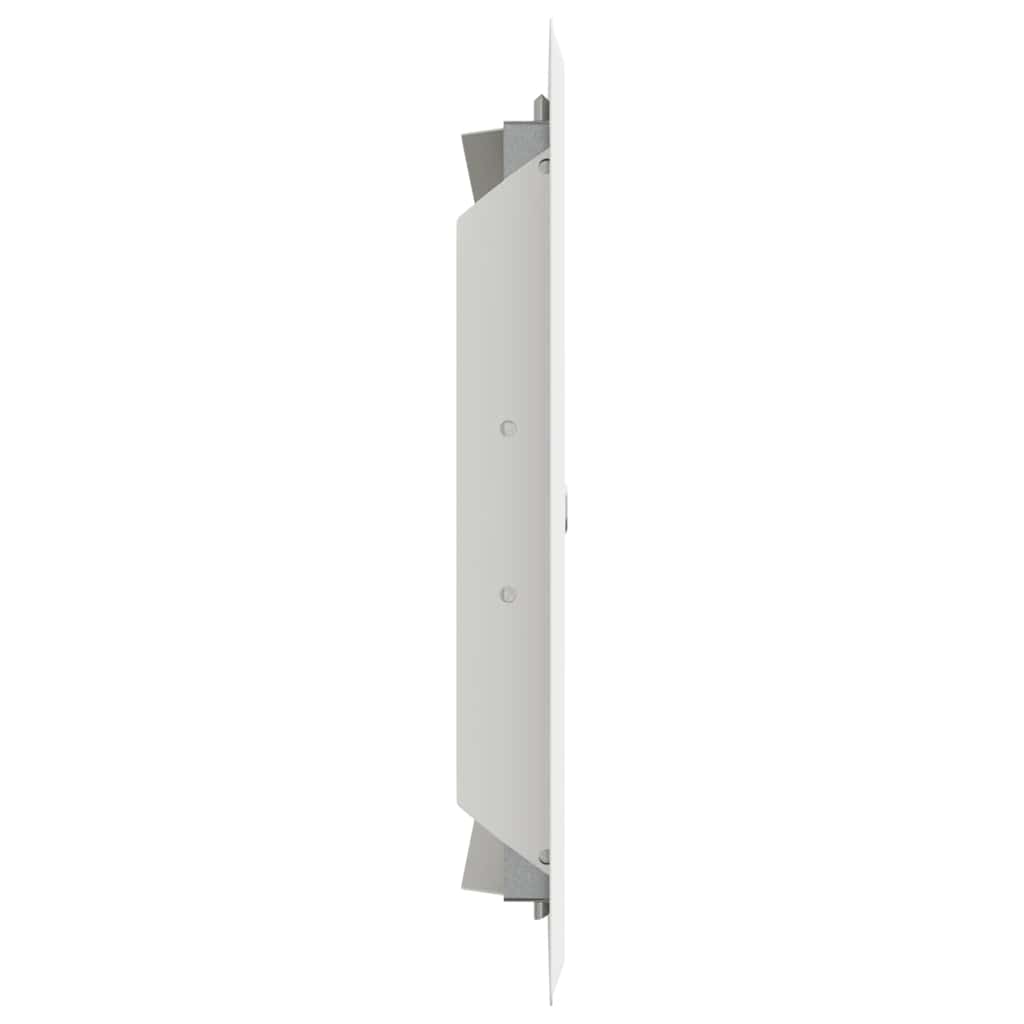 vidaXL Toegangs paneel 2 pcs Wit 20 x 20 cm Staal