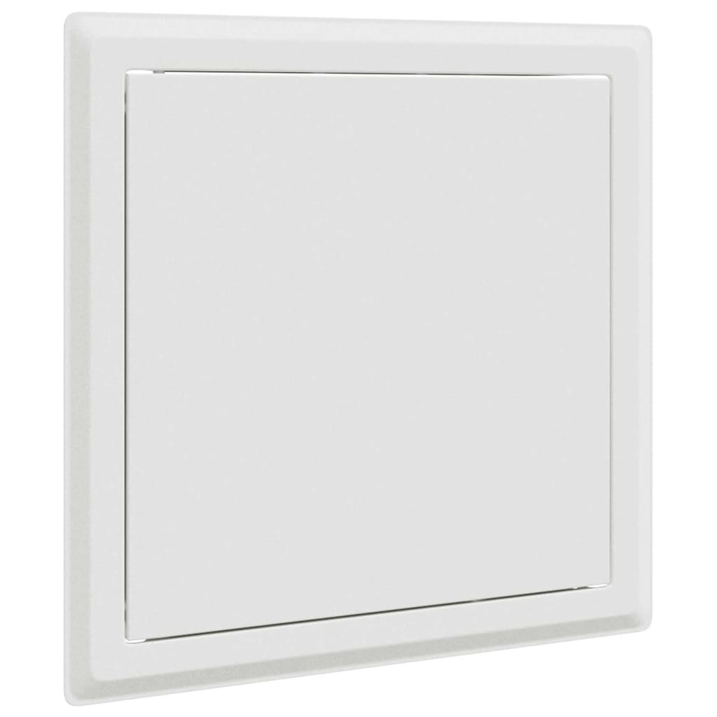 vidaXL Toegangs paneel 2 pcs Wit 20 x 20 cm Staal