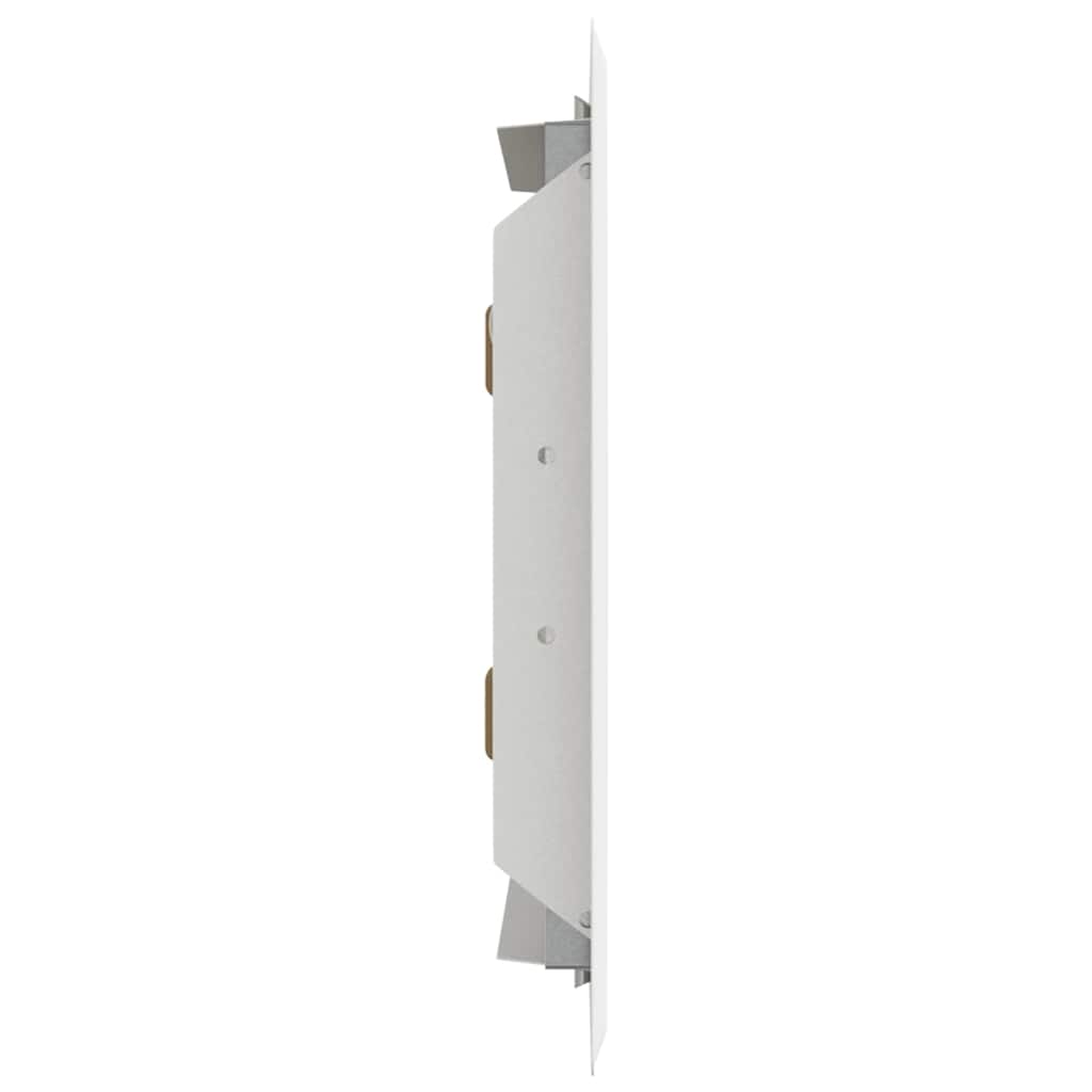 vidaXL Toegangs paneel 2 pcs Wit 20 x 20 cm Staal
