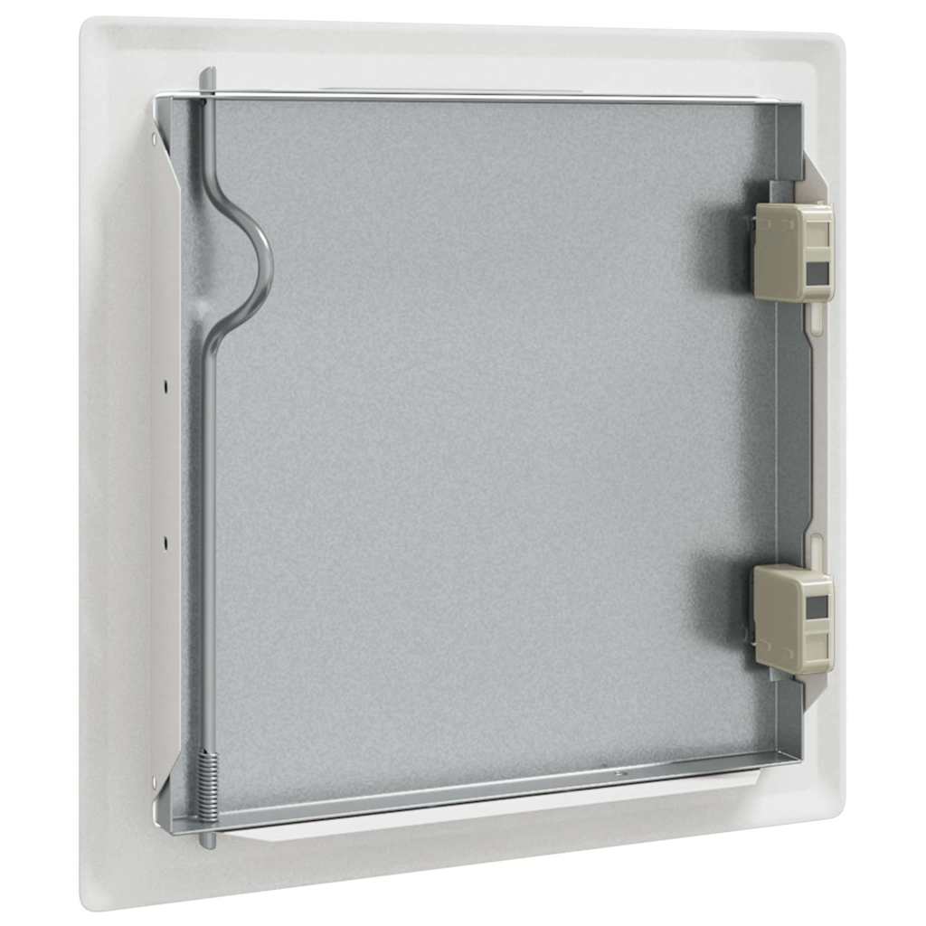 vidaXL Toegangs paneel 2 pcs Wit 20 x 20 cm Staal