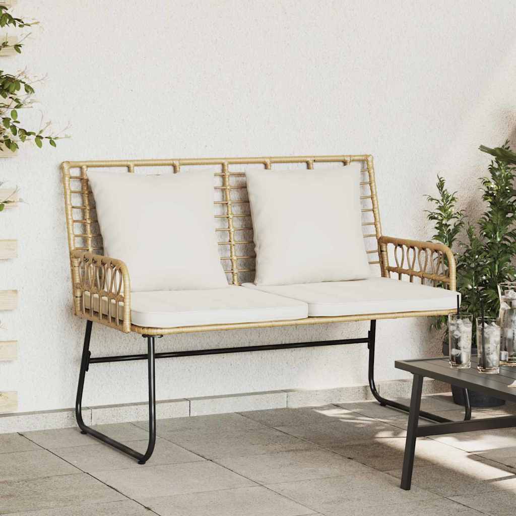 vidaXL Tuin Eetset 3 pcs Zwart, Antraciet Poly riet, staal