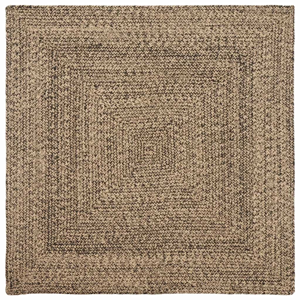 vidaXL Tapijt Basketweave Natuurlijk en wit 60 x 200 cm Jute
