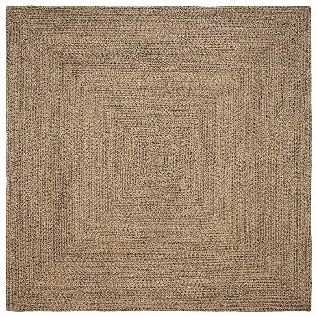 vidaXL Tapijt Basketweave Natuurlijk en wit 60 x 200 cm Jute