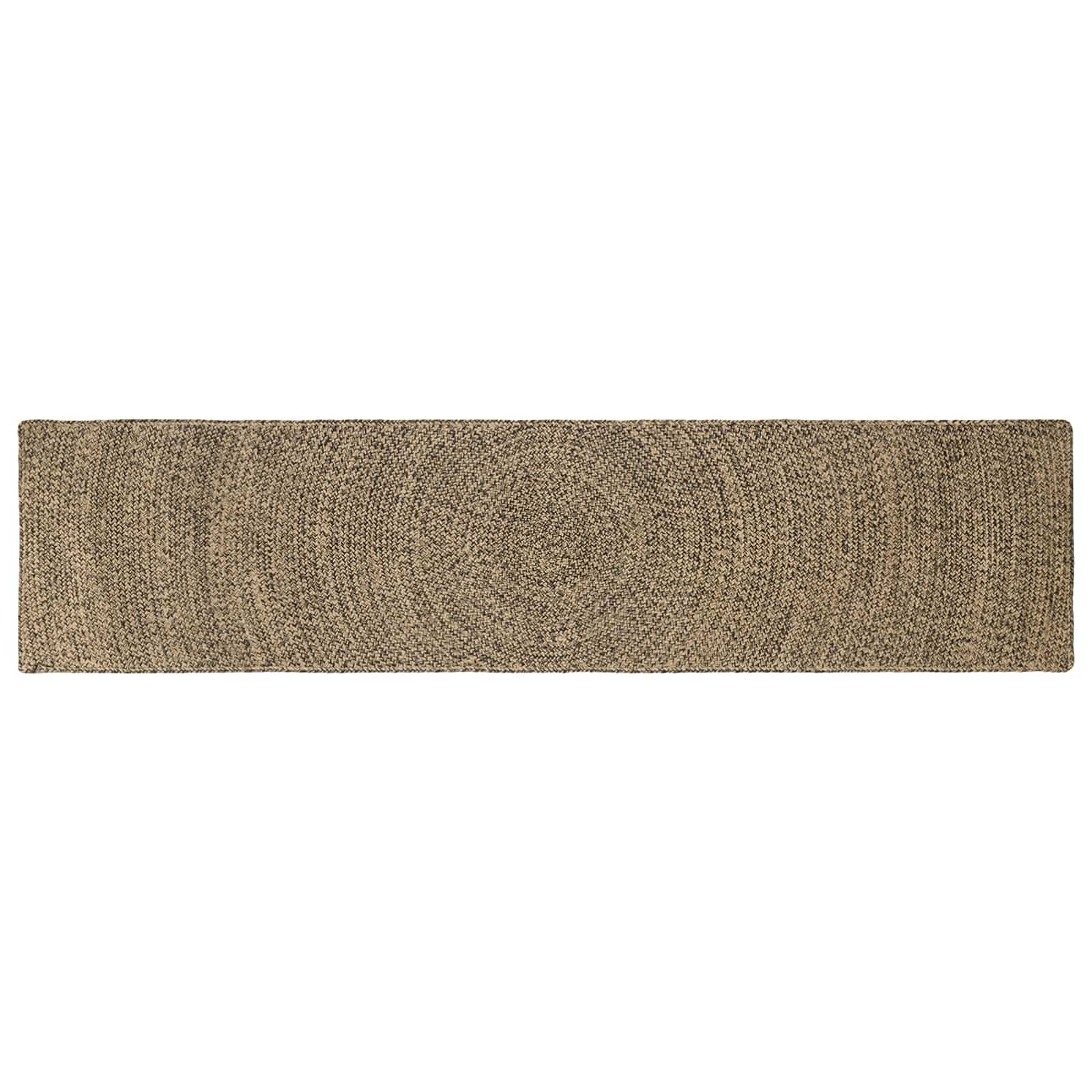 vidaXL Vloerkleed Natuurlijk en Wit 60 x 110 cm Jute