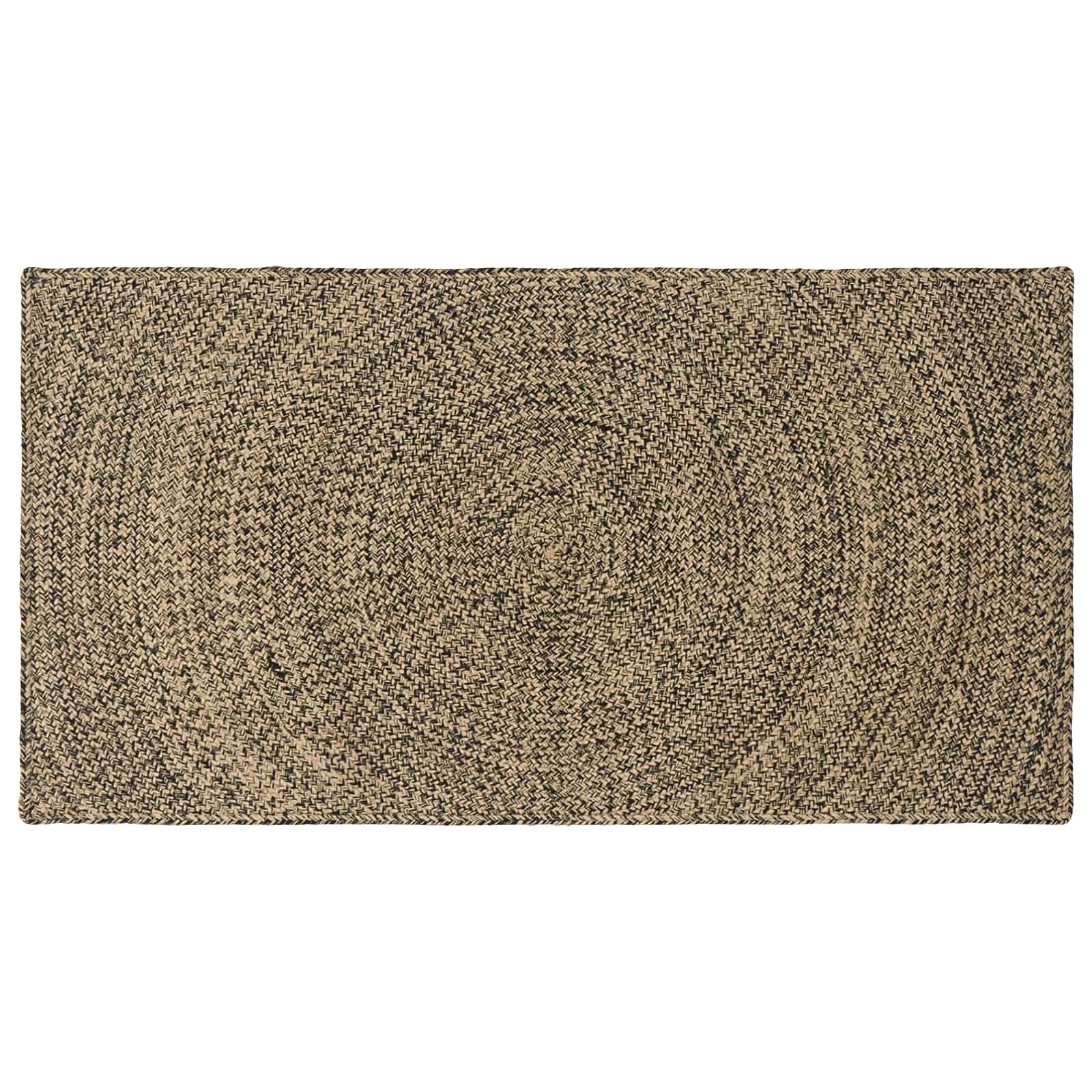 vidaXL Vloerkleed Natuurlijk en Wit 60 x 110 cm Jute