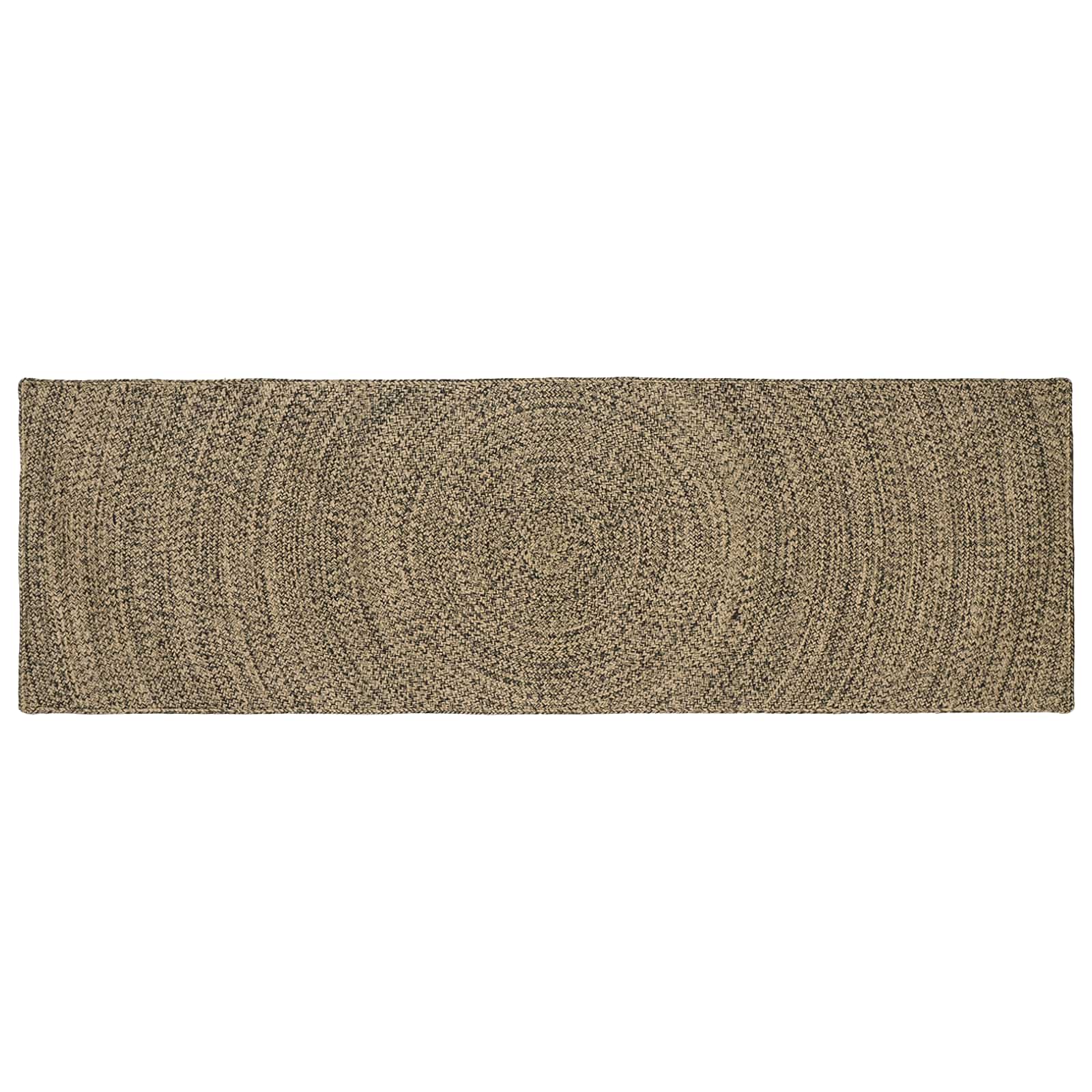 vidaXL Vloerkleed Natuurlijk en Wit 60 x 110 cm Jute